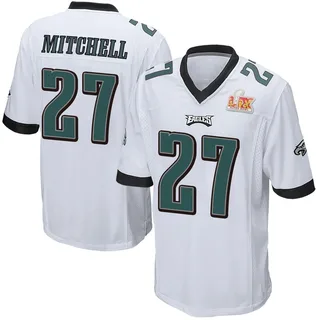 Quinyon Mitchell Philadelphia Eagles Men's Game Super Bowl LIX Nike Jersey - White