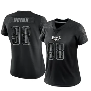 Robert Quinn Philadelphia Eagles Women's Limited Reflective Nike Jersey - Black