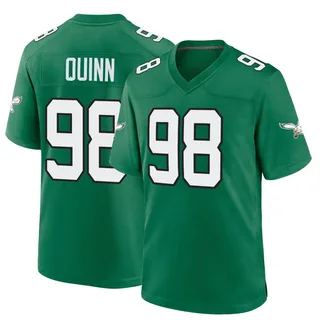 Robert Quinn Philadelphia Eagles Youth Game Kelly Alternate Jersey - Green