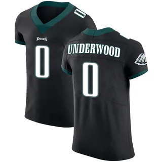 Rocco Underwood Philadelphia Eagles Men's Elite Alternate Vapor Untouchable Nike Jersey - Black