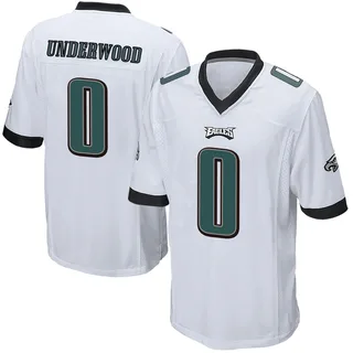 Rocco Underwood Philadelphia Eagles Men's Game Nike Jersey - White