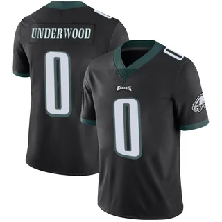 Rocco Underwood Philadelphia Eagles Men's Limited Alternate Vapor Untouchable Nike Jersey - Black
