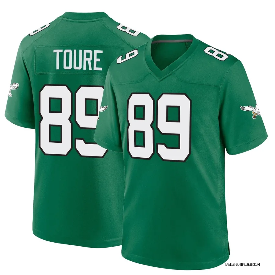 Samori Toure Philadelphia Eagles Youth Game Kelly Alternate Nike Jersey - Green