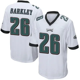 Saquon Barkley Philadelphia Eagles Men's Game Nike Jersey - White