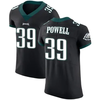 ShunDerrick Powell Philadelphia Eagles Men's Elite Alternate Vapor Untouchable Nike Jersey - Black