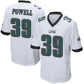 ShunDerrick Powell Philadelphia Eagles Men's Game Nike Jersey - White