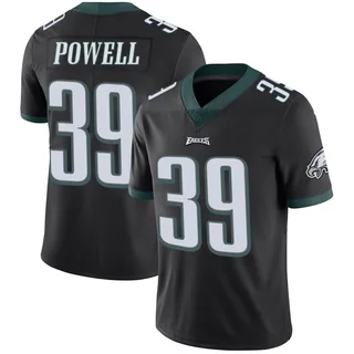 ShunDerrick Powell Philadelphia Eagles Men's Limited Alternate Vapor Untouchable Nike Jersey - Black