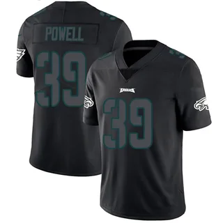 ShunDerrick Powell Philadelphia Eagles Men's Limited Nike Jersey - Black Impact