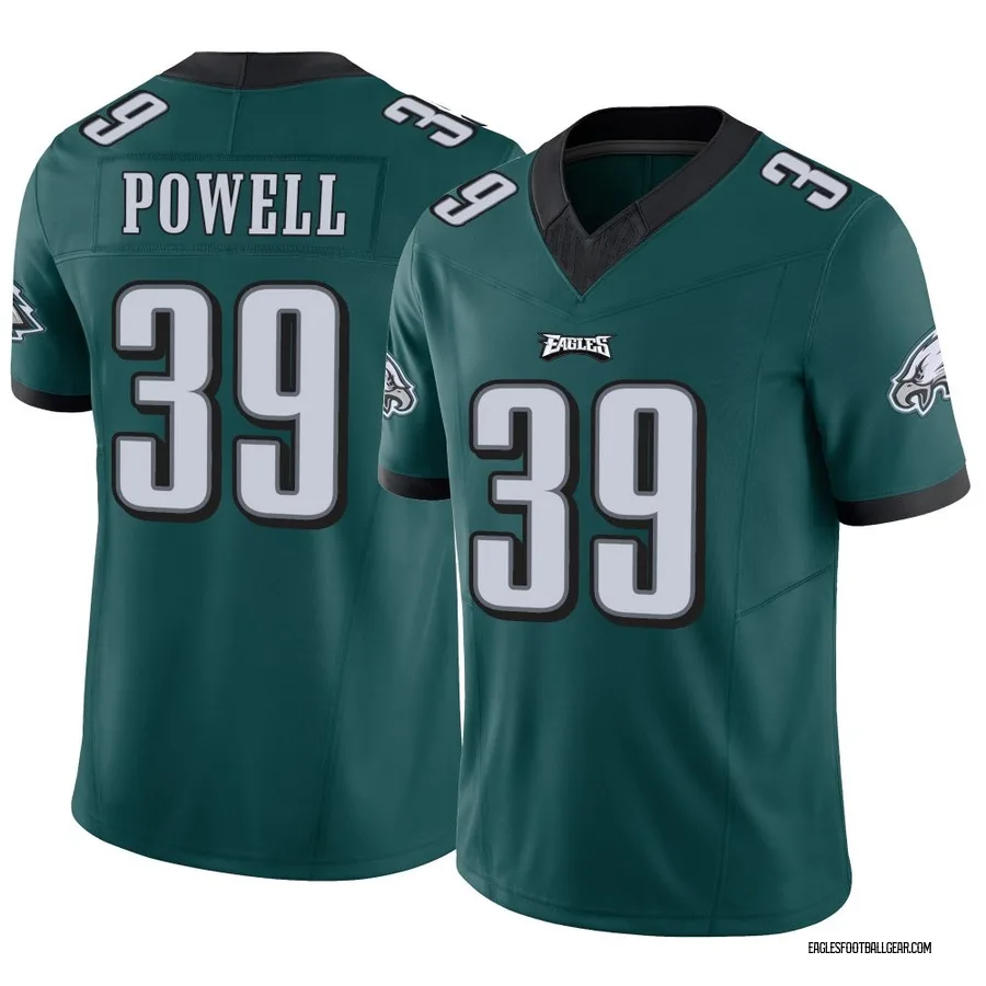 ShunDerrick Powell Philadelphia Eagles Men's Limited Vapor F.U.S.E. Nike Jersey - Green
