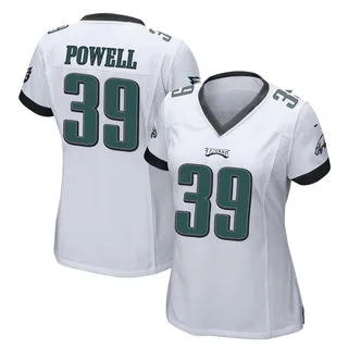 ShunDerrick Powell Philadelphia Eagles Women's Game Nike Jersey - White