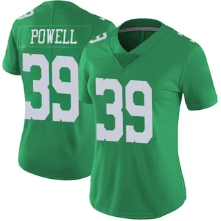 ShunDerrick Powell Philadelphia Eagles Women's Limited Vapor Untouchable Nike Jersey - Green