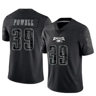 ShunDerrick Powell Philadelphia Eagles Youth Limited Reflective Nike Jersey - Black