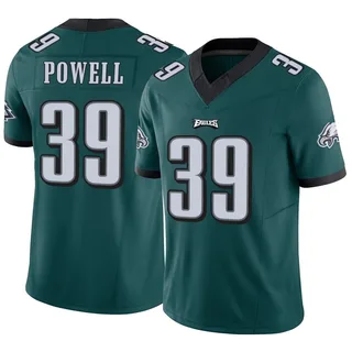 ShunDerrick Powell Philadelphia Eagles Youth Limited Vapor F.U.S.E. Nike Jersey - Green