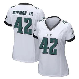 Smael Mondon Jr. Philadelphia Eagles Women's Game Nike Jersey - White