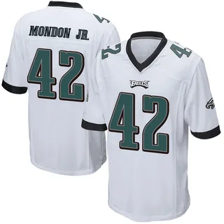 Smael Mondon Jr. Philadelphia Eagles Youth Game Nike Jersey - White