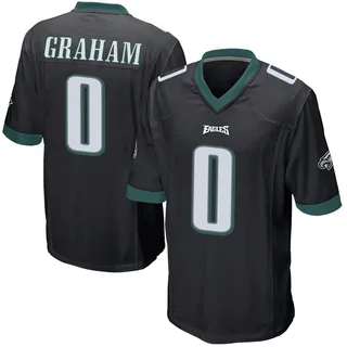 Ta'Quon Graham Philadelphia Eagles Men's Game Alternate Nike Jersey - Black