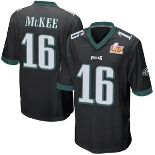 Tanner McKee Philadelphia Eagles Youth Game Alternate Super Bowl LIX Nike Jersey - Black