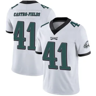 Tariq Castro-Fields Philadelphia Eagles Men's Limited Vapor Untouchable Nike Jersey - White