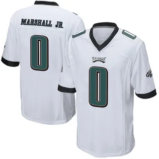 Terrace Marshall Jr. Philadelphia Eagles Men's Game Nike Jersey - White