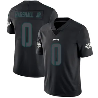 Terrace Marshall Jr. Philadelphia Eagles Men's Limited Nike Jersey - Black Impact