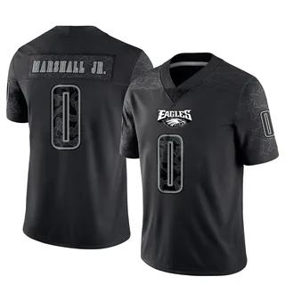 Terrace Marshall Jr. Philadelphia Eagles Youth Limited Reflective Nike Jersey - Black