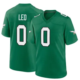 Titus Leo Philadelphia Eagles Youth Game Kelly Alternate Nike Jersey - Green