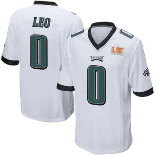 Titus Leo Philadelphia Eagles Youth Game Super Bowl LIX Nike Jersey - White