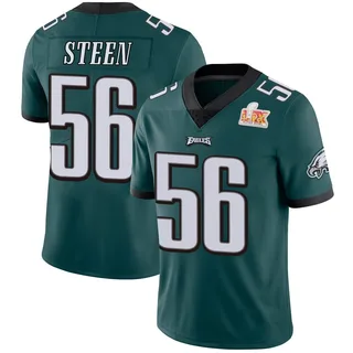 Tyler Steen Philadelphia Eagles Men's Limited Midnight Team Color Vapor Untouchable Super Bowl LIX Nike Jersey - Green