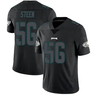 Tyler Steen Philadelphia Eagles Men's Limited Nike Jersey - Black Impact