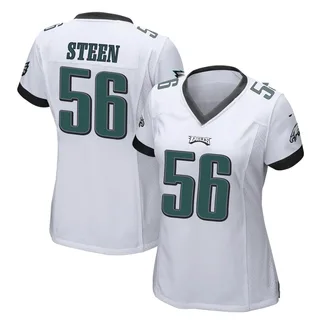 Tyler Steen Philadelphia Eagles Women's Game Nike Jersey - White
