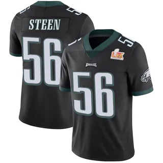 Tyler Steen Philadelphia Eagles Youth Limited Alternate Vapor Untouchable Super Bowl LIX Nike Jersey - Black