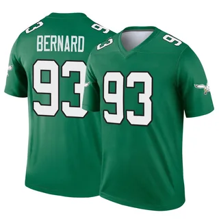 Uar Bernard Philadelphia Eagles Men's Legend Kelly Alternate Nike Jersey - Green