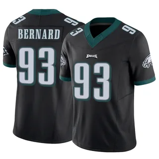 Uar Bernard Philadelphia Eagles Men's Limited Vapor F.U.S.E. Nike Jersey - Black