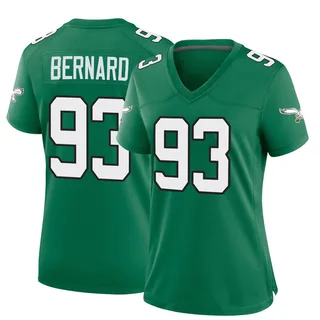 Uar Bernard Philadelphia Eagles Women's Game Kelly Alternate Nike Jersey - Green