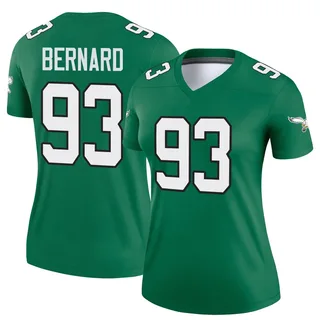 Uar Bernard Philadelphia Eagles Women's Legend Kelly Alternate Nike Jersey - Green