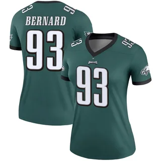 Uar Bernard Philadelphia Eagles Women's Legend Nike Jersey - Green