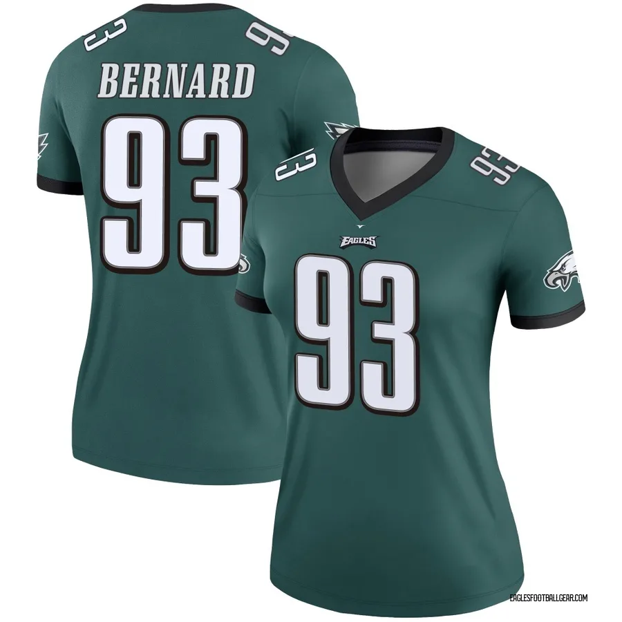 Uar Bernard Philadelphia Eagles Women's Legend Nike Jersey - Green