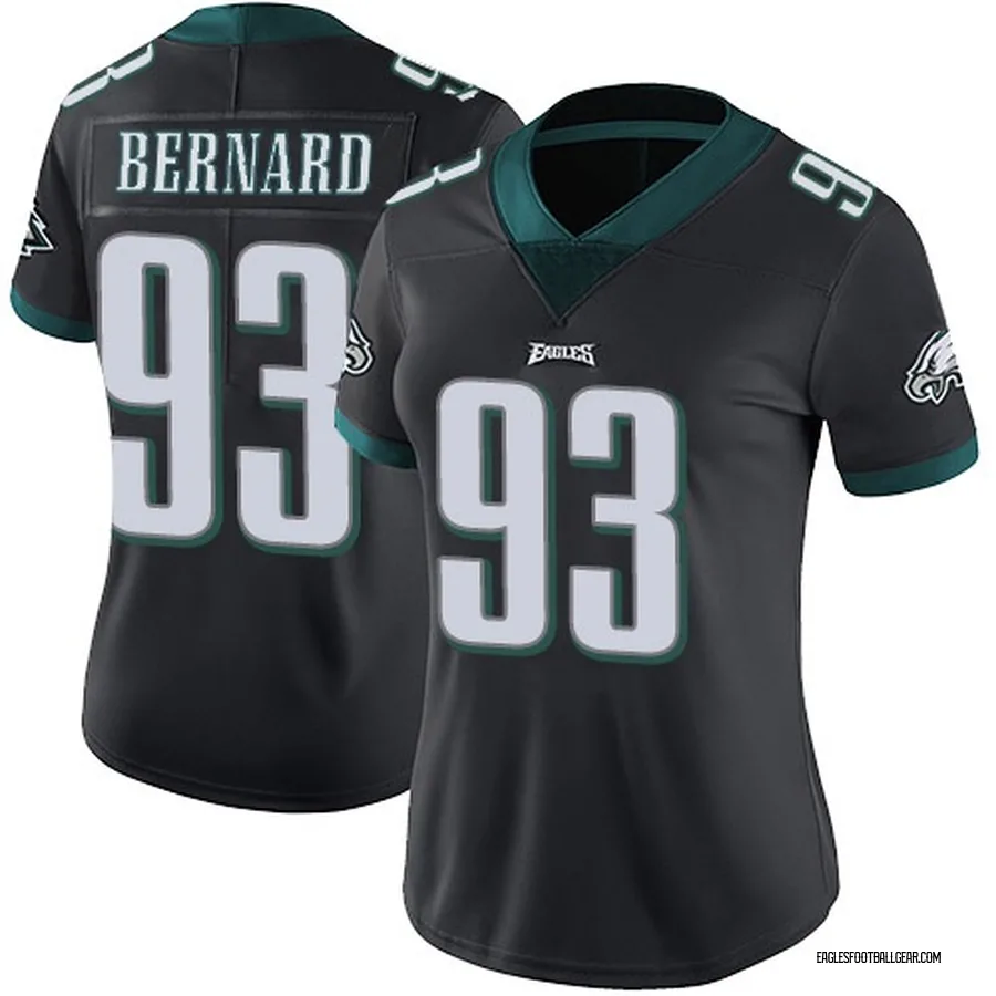 Uar Bernard Philadelphia Eagles Women's Limited Alternate Vapor Untouchable Nike Jersey - Black