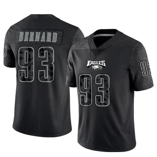 Uar Bernard Philadelphia Eagles Youth Limited Reflective Nike Jersey - Black