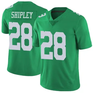 Will Shipley Philadelphia Eagles Men's Limited Vapor Untouchable Nike Jersey - Green