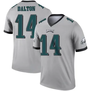 Youth Andy Dalton Philadelphia Eagles Youth Legend Silver Inverted Nike Jersey