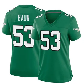 Zack Baun Philadelphia Eagles Women's Game Kelly Alternate Nike Jersey - Green