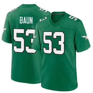 Zack Baun Philadelphia Eagles Youth Game Kelly Alternate Nike Jersey - Green