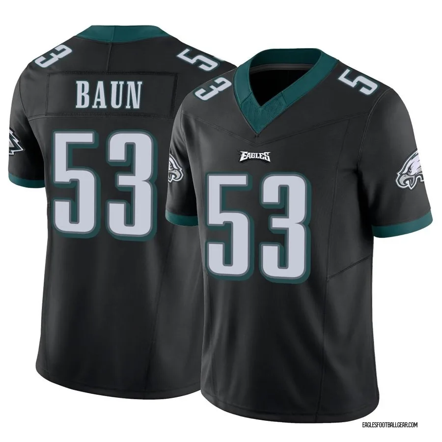 Zack Baun Philadelphia Eagles Youth Limited Vapor F.U.S.E. Nike Jersey - Black