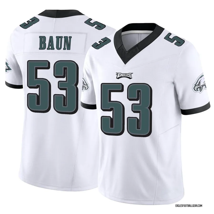 Zack Baun Philadelphia Eagles Youth Limited Vapor F.U.S.E. Nike Jersey - White